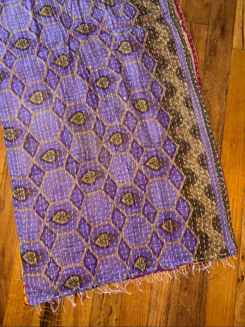 Kantha Scarf #10 100% Cotton
